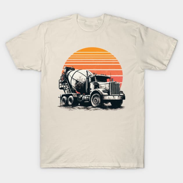 Concrete Mixer Truck T-Shirt by Vehicles-Art